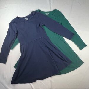 The Children’s Place - 2 Pack - Blue and Green - Medium (7/8) - Long Sleeve